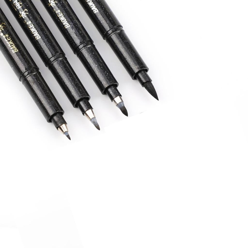 Refillable Calligraphy Pen Set with 4 Tip Sizes by HitMyNeed