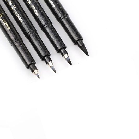 Refillable Calligraphy Pen Set with 4 Tip Sizes by HitMyNeed