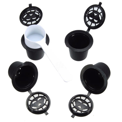 Refillable Coffee Capsules for Nespresso, Set of 4 by HitMyNeed