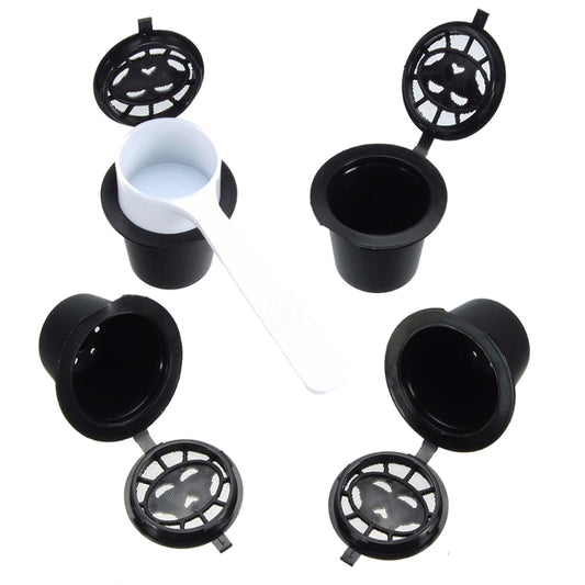 Refillable Coffee Capsules for Nespresso, Set of 4 by HitMyNeed