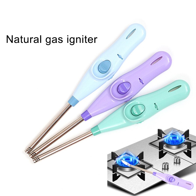 Refillable Long Gas Lighter with Safety Lock by HitMyNeed