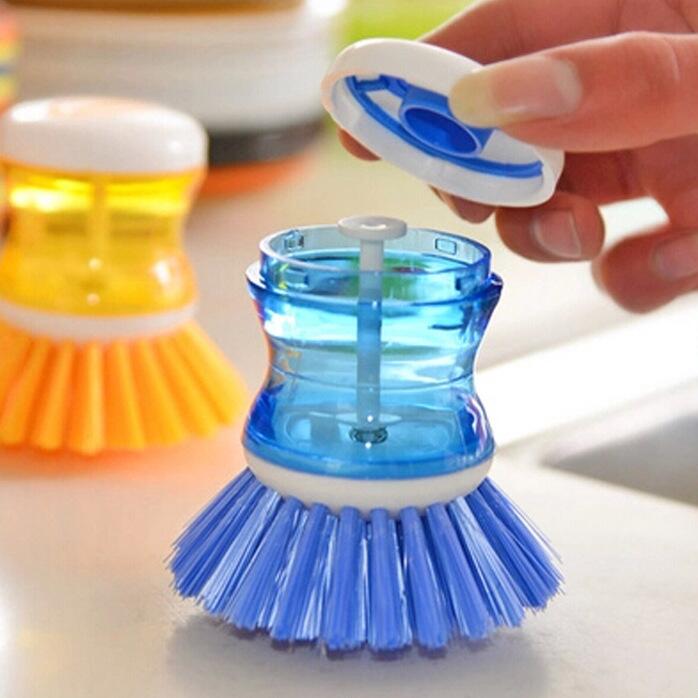 Refillable Soap Dispensing Dish Brush by HitMyNeed