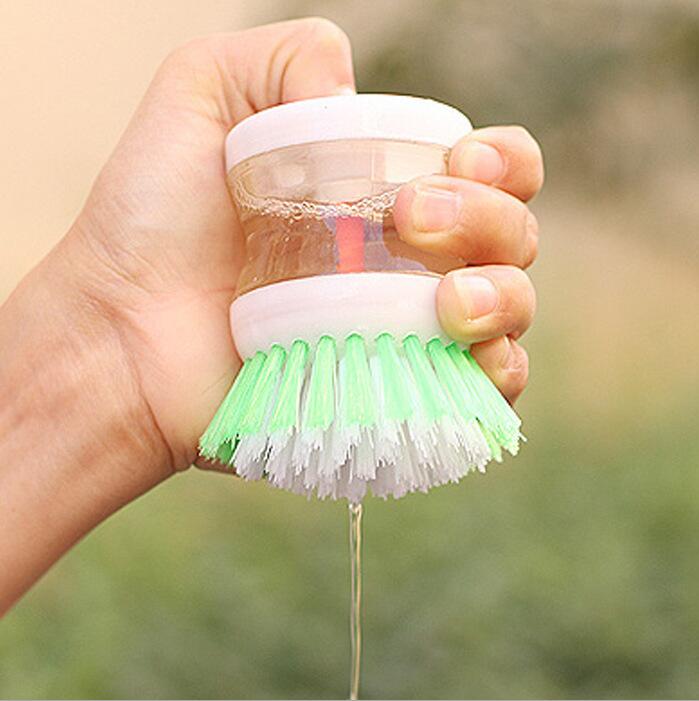 Refillable Soap Dispensing Dish Brush by HitMyNeed