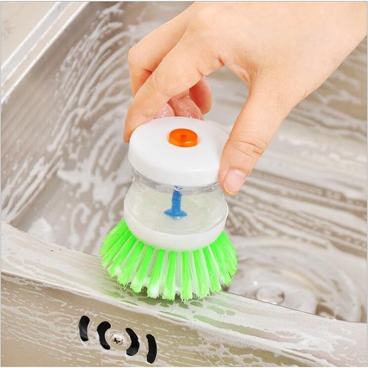 Refillable Soap Dispensing Dish Brush by HitMyNeed