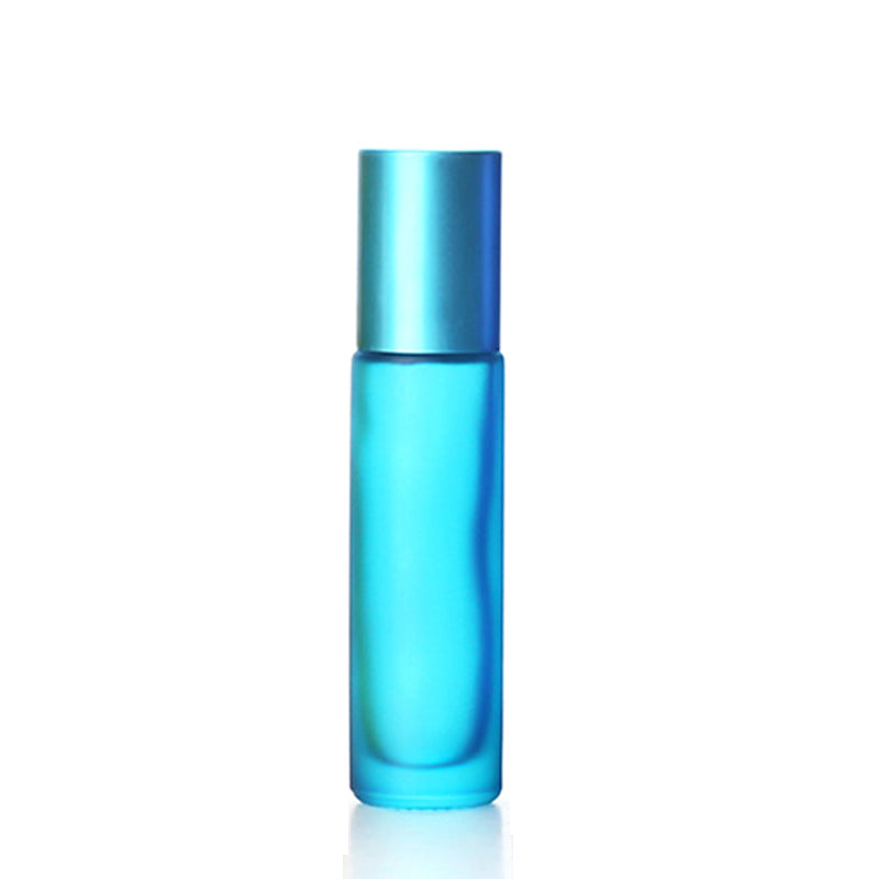 Refillable Travel Rollerball Perfume Bottle 1pcs-10ml frosted-sky-blue by HitMyNeed