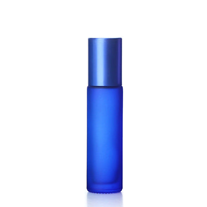 Refillable Travel Rollerball Perfume Bottle 1pcs-5ml frosted-dark-blue by HitMyNeed