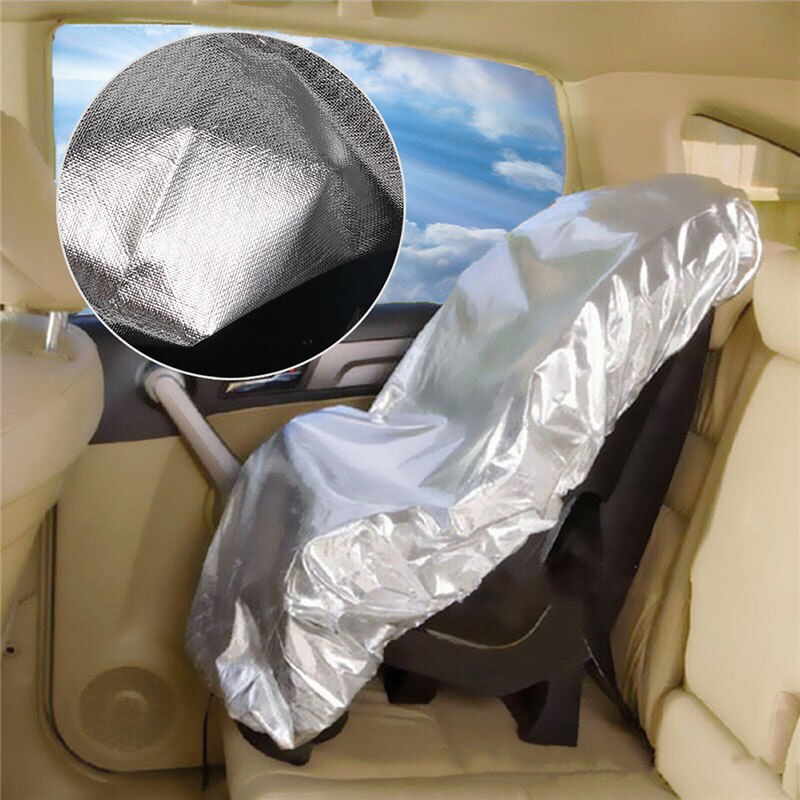 Reflective Car Seat Sun Shade for Babies by HitMyNeed