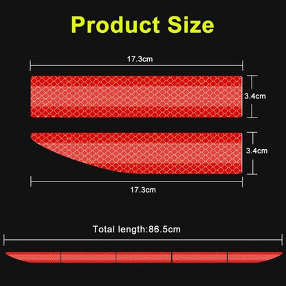 Reflective Car Trunk Safety Tape Anti-Collision Sticker by HitMyNeed