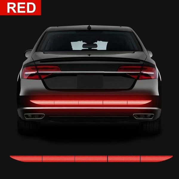 Reflective Car Trunk Safety Tape Anti-Collision Sticker red by HitMyNeed