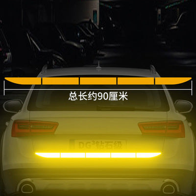 Reflective Car Trunk Safety Tape Anti-Collision Sticker yellow by HitMyNeed