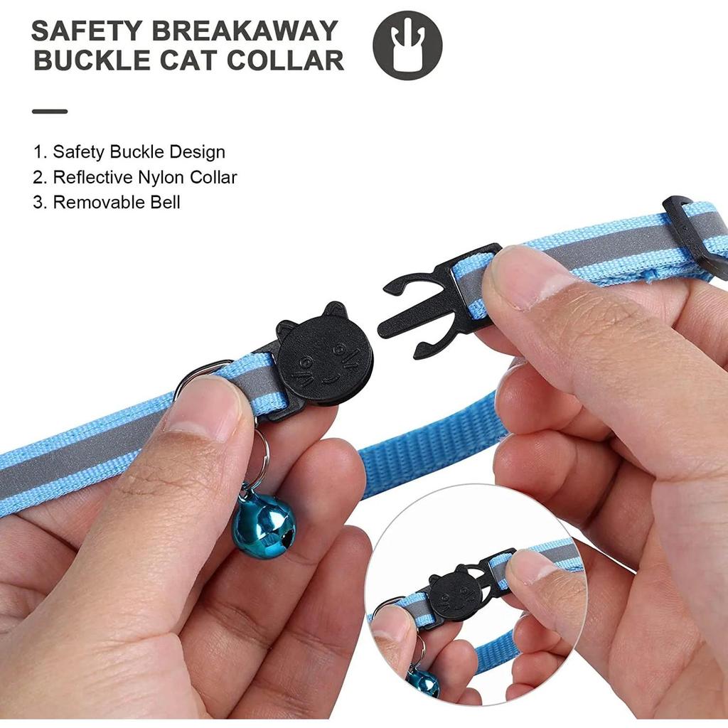 Reflective Cat & Dog Collar with AirTag Holder by HitMyNeed