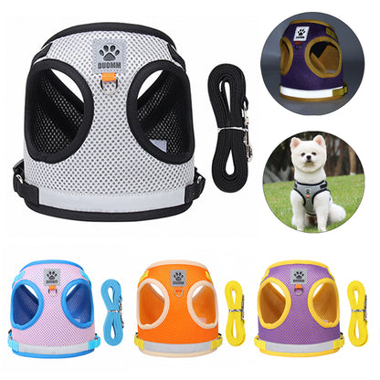 Reflective Dog Harness and Leash Set for Small Pets by HitMyNeed