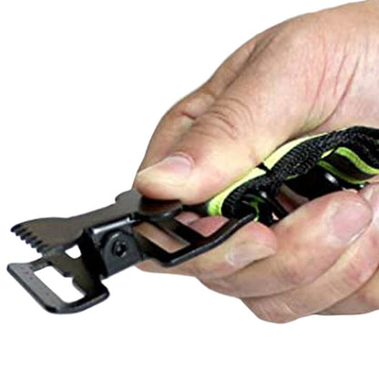 Reflective Fire Glove Strap with Dual Clips by HitMyNeed