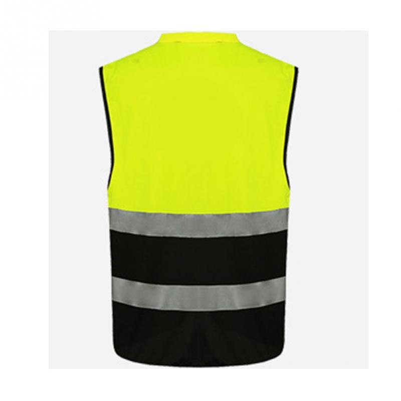 Reflective Safety Vest with Pockets and Zipper by HitMyNeed