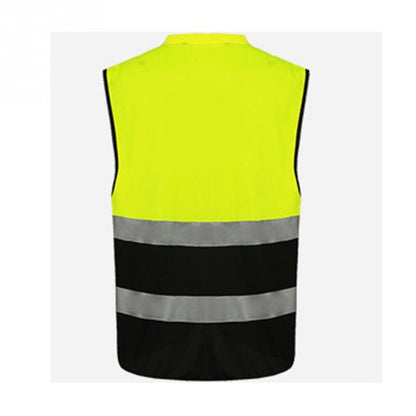 Reflective Safety Vest with Pockets and Zipper by HitMyNeed