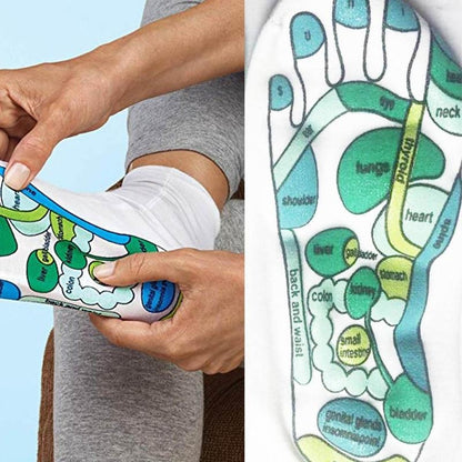 Reflexology Cotton Acupressure Socks Guide by HitMyNeed