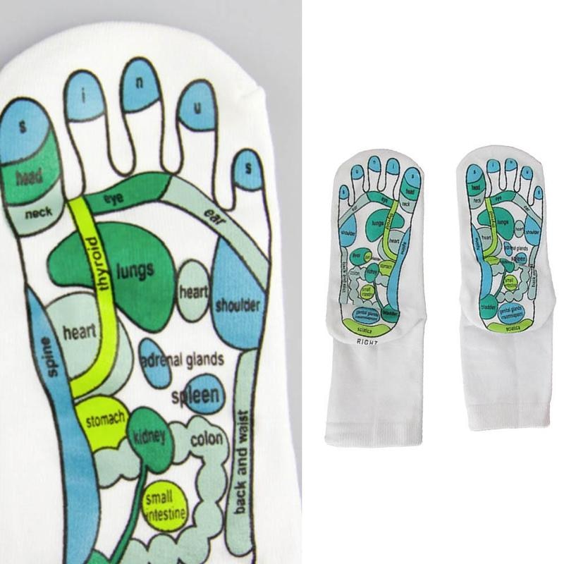 Reflexology Cotton Acupressure Socks Guide by HitMyNeed