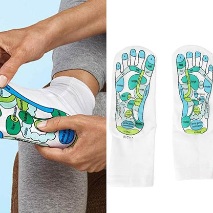 Reflexology Cotton Acupressure Socks Guide by HitMyNeed