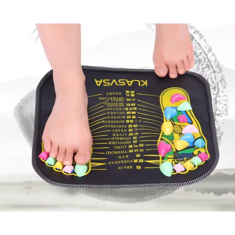 Reflexology Foot Massage Mat with Detachable Stones by HitMyNeed