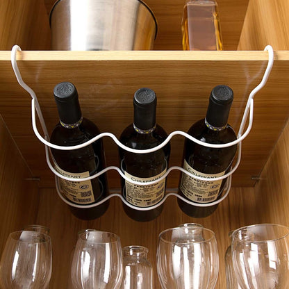 Refrigerator Wine Rack Bottle Organizer by HitMyNeed