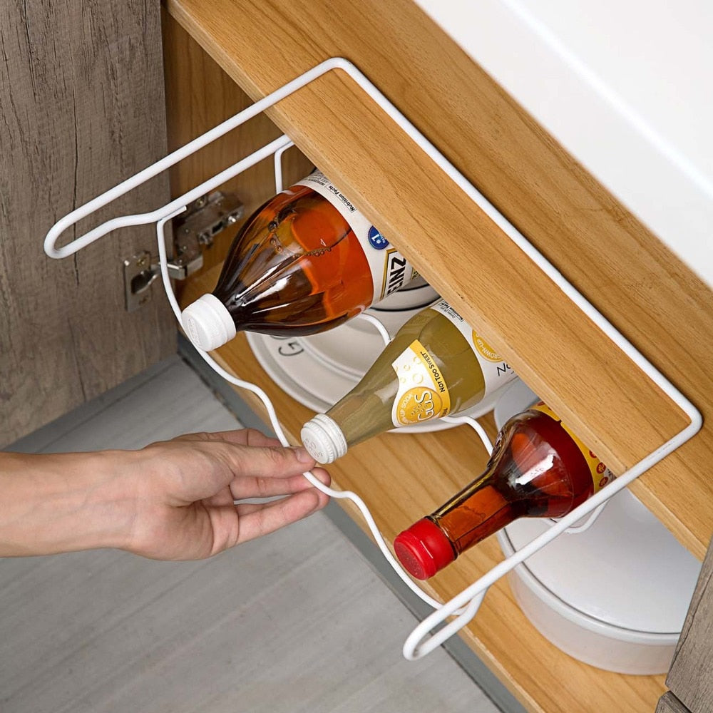 Refrigerator Wine Rack Bottle Organizer by HitMyNeed