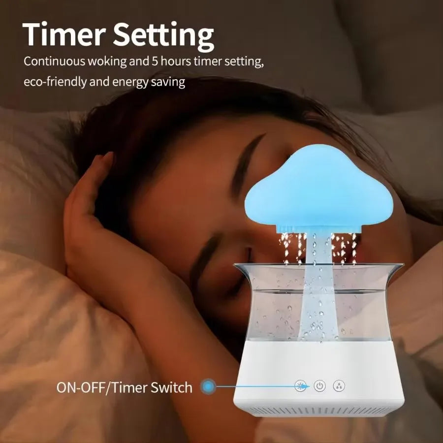 Relax Cloud Rain Ultrasonic Aromatherapy Humidifier by HitMyNeed