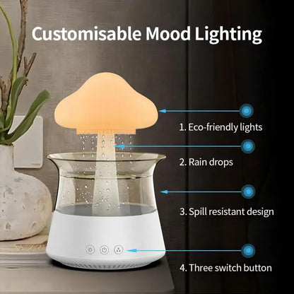 Relax Cloud Rain Ultrasonic Aromatherapy Humidifier by HitMyNeed