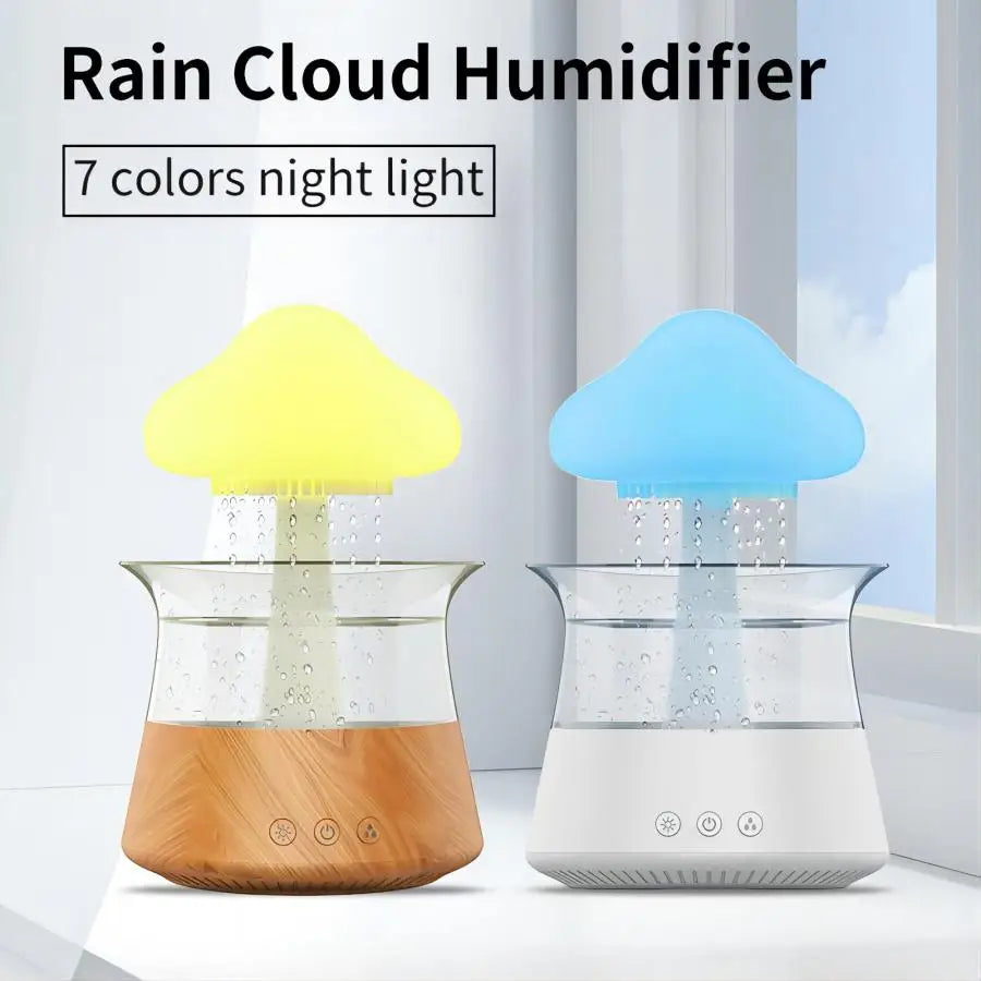 Relax Cloud Rain Ultrasonic Aromatherapy Humidifier by HitMyNeed