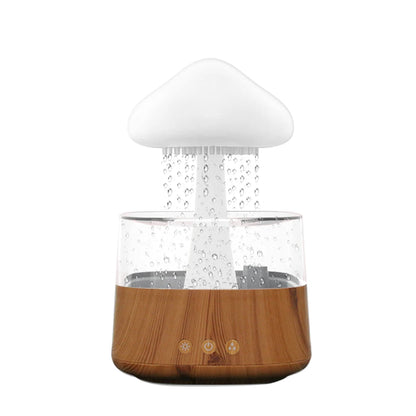 Relax Cloud Rain Ultrasonic Aromatherapy Humidifier cadmium-red by HitMyNeed