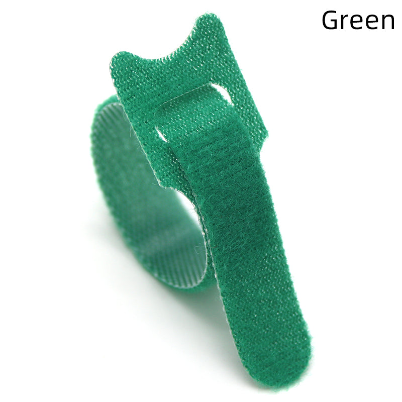 Releasable Nylon Cable Ties - Reusable Zip Straps green 30pcs by HitMyNeed