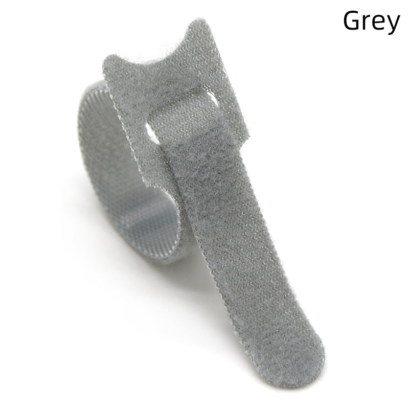 Releasable Nylon Cable Ties - Reusable Zip Straps grey 50pcs by HitMyNeed