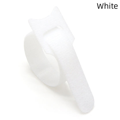 Releasable Nylon Cable Ties - Reusable Zip Straps white 30pcs by HitMyNeed
