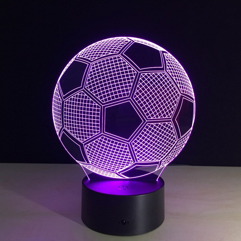 Remote Control 3D Football Night Light Lamp by HitMyNeed