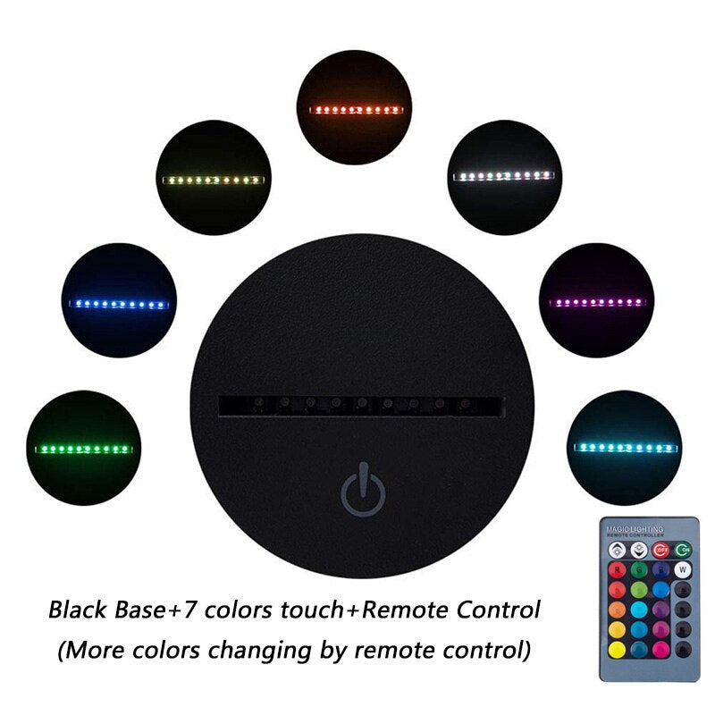 Remote Control 3D Football Night Light Lamp by HitMyNeed