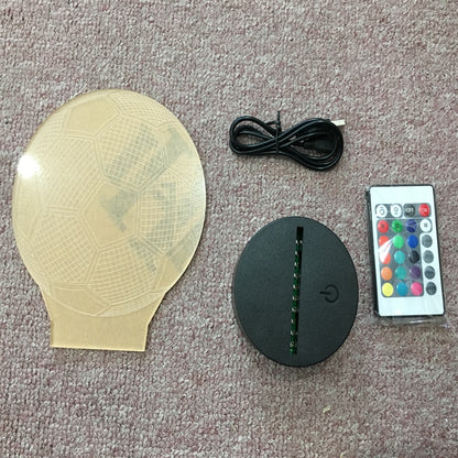 Remote Control 3D Football Night Light Lamp by HitMyNeed