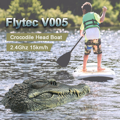Remote Control Crocodile Head Pool Boat Toy by HitMyNeed