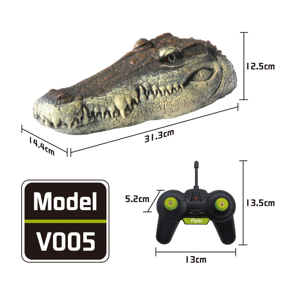 Remote Control Crocodile Head Pool Boat Toy by HitMyNeed