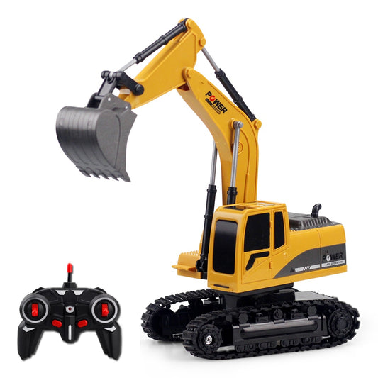 Remote Control Excavator Toy with 6-Channel RC by HitMyNeed