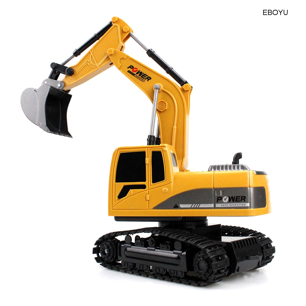 Remote Control Excavator Toy with 6-Channel RC by HitMyNeed