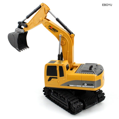 Remote Control Excavator Toy with 6-Channel RC by HitMyNeed