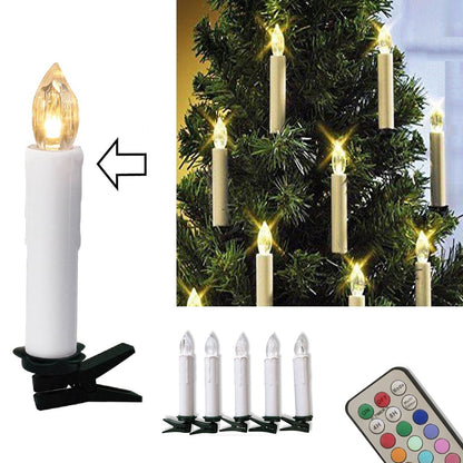 Remote Control Flameless Candles Set of 10 by HitMyNeed
