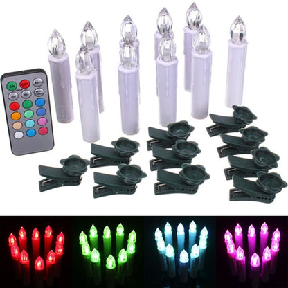 Remote Control Flameless Candles Set of 10 by HitMyNeed