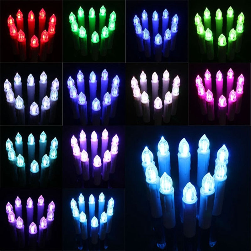 Remote Control Flameless Candles Set of 10 by HitMyNeed