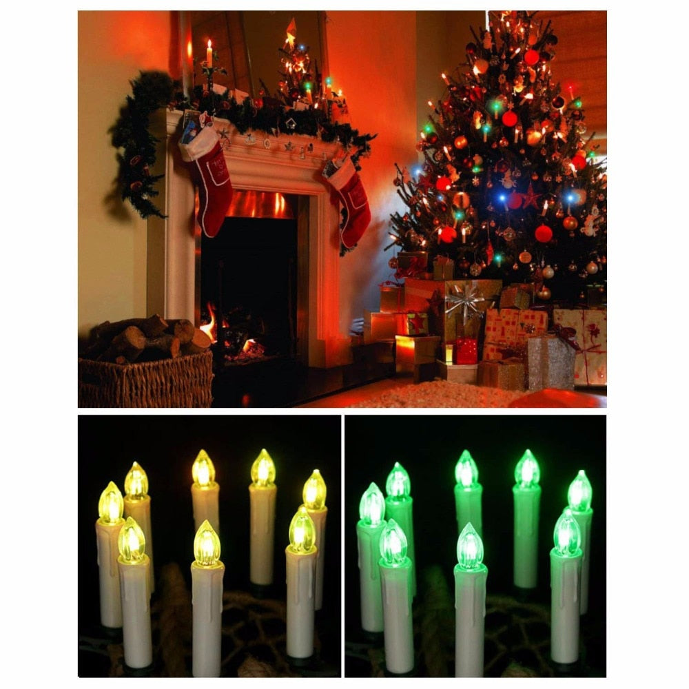 Remote Control Flameless Candles Set of 10 by HitMyNeed