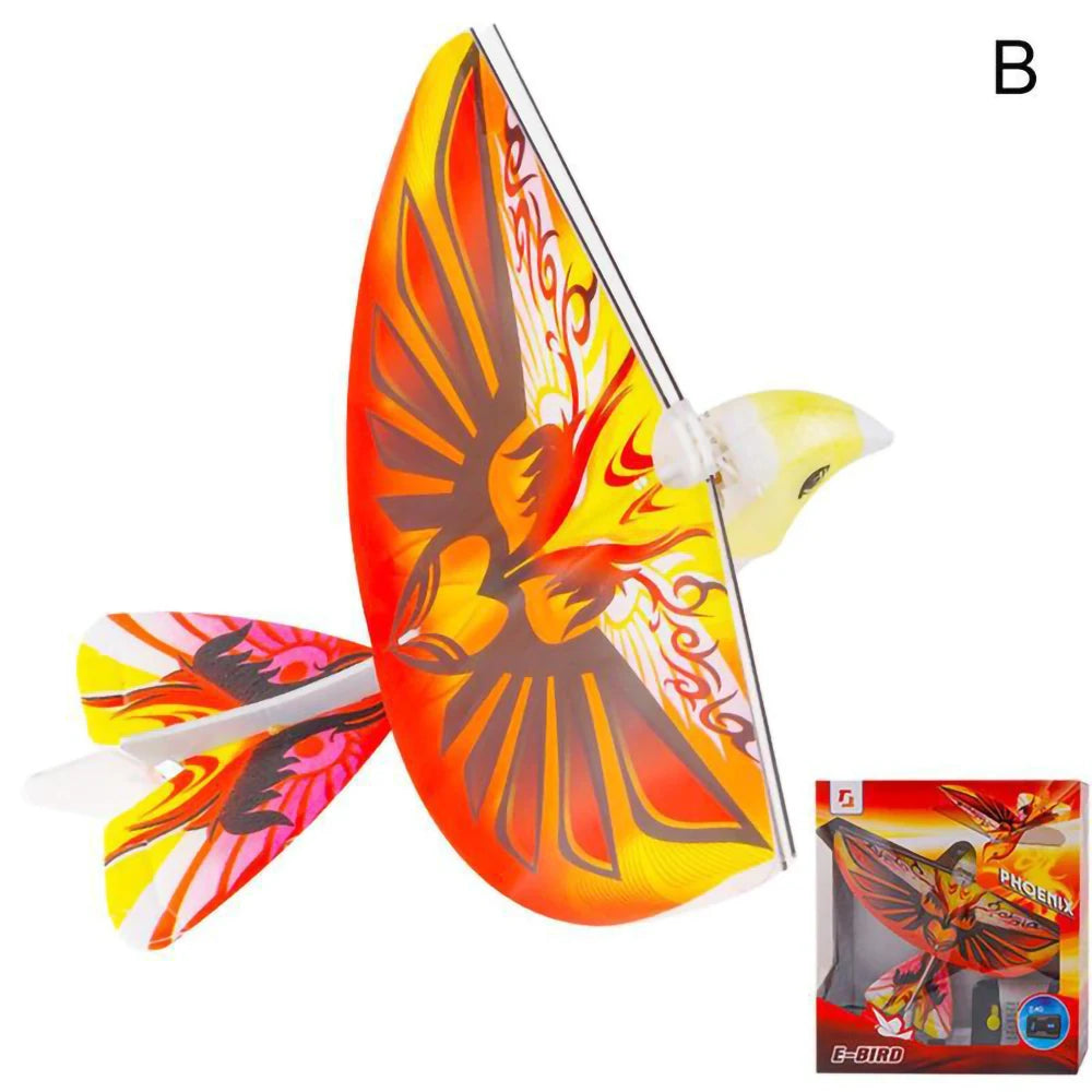 Remote Control Flying Bird Toy with Bionic Wings orange by HitMyNeed