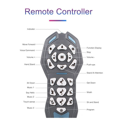 Remote Control Interactive Robot Dog Toy for Kids by HitMyNeed