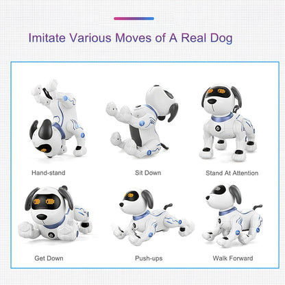 Remote Control Interactive Robot Dog Toy for Kids by HitMyNeed