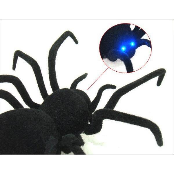 Remote Control Tarantula Prank Toy with LED Eyes by HitMyNeed
