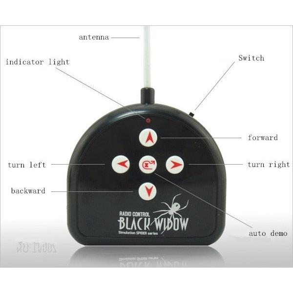 Remote Control Tarantula Prank Toy with LED Eyes by HitMyNeed
