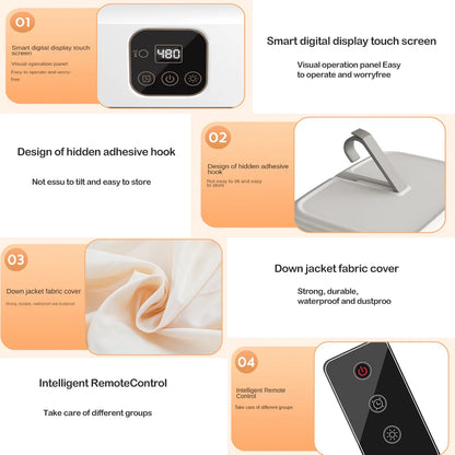 Remote Control Warm Air Clothes Dryer with Timer by HitMyNeed